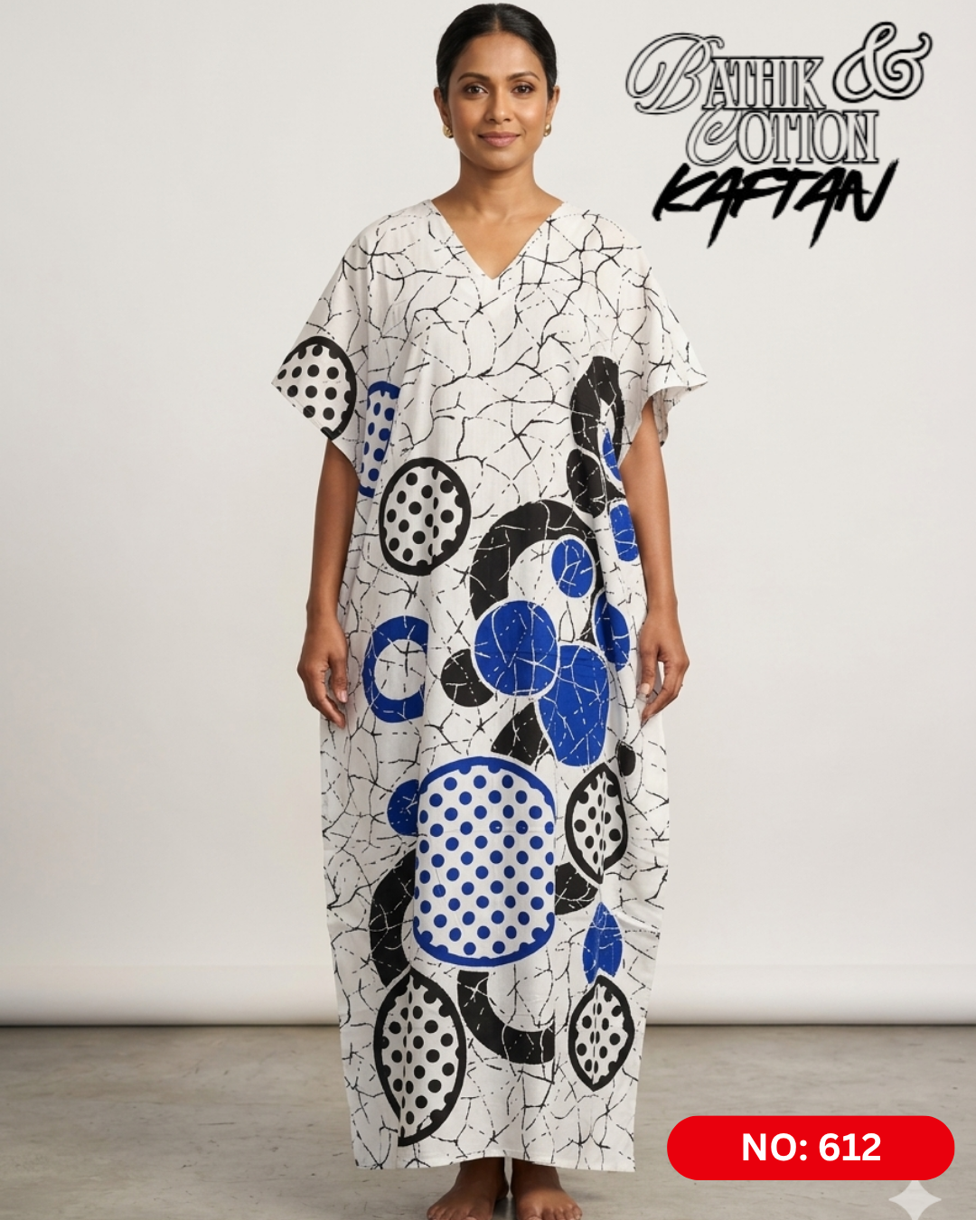 Bathik & Cotton Kaftan- 100% Cotton material | Free size comfort