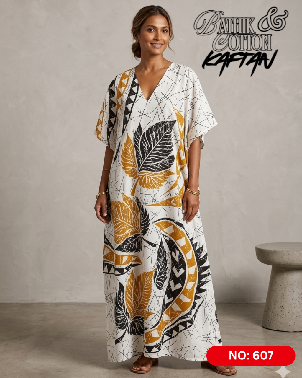 Bathik & Cotton Kaftan- 100% Cotton material | Free size comfort