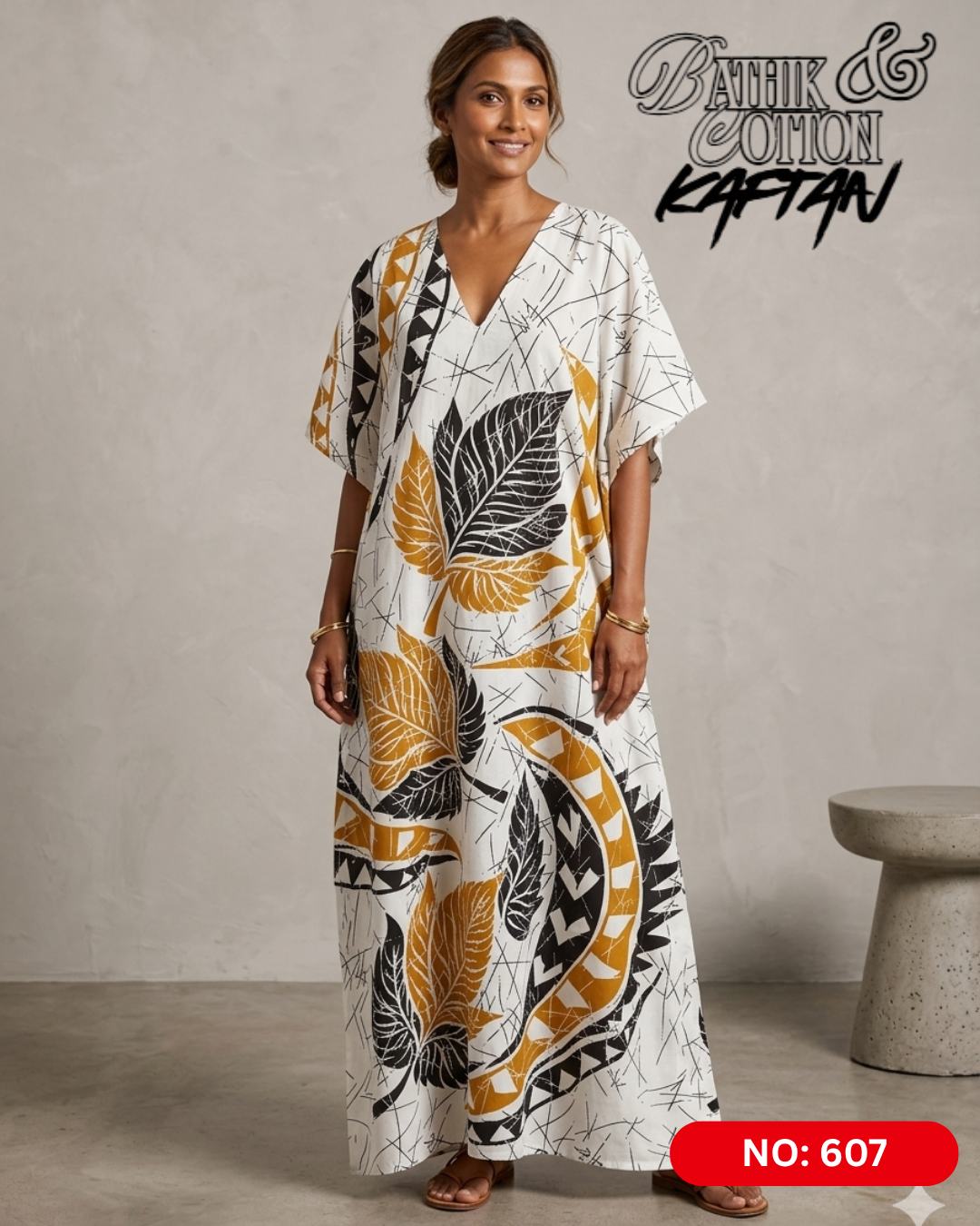Bathik & Cotton Kaftan- 100% Cotton material | Free size comfort