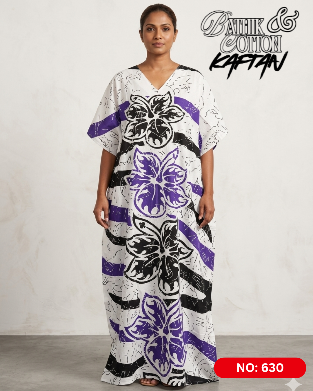 Bathik & Cotton Kaftan- 100% Cotton material | Free size comfort