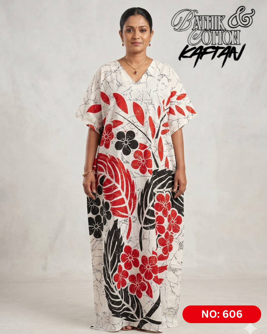 Bathik & Cotton Kaftan- 100% Cotton material | Free size comfort