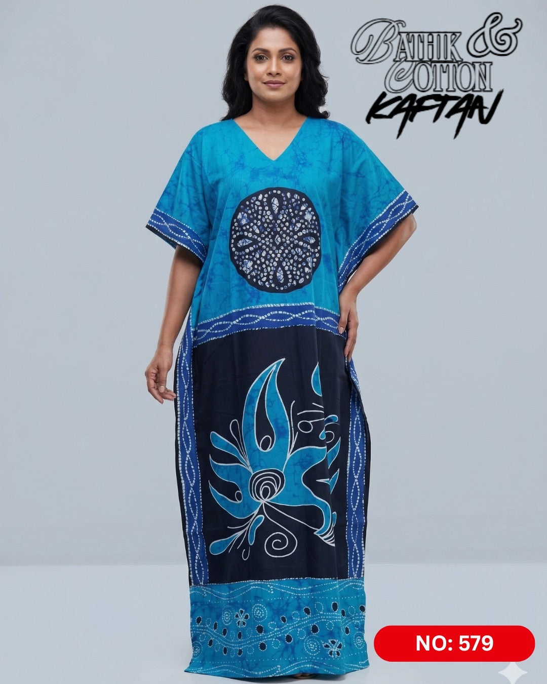 Bathik & Cotton Kaftan- 100% Cotton material | Free size comfort