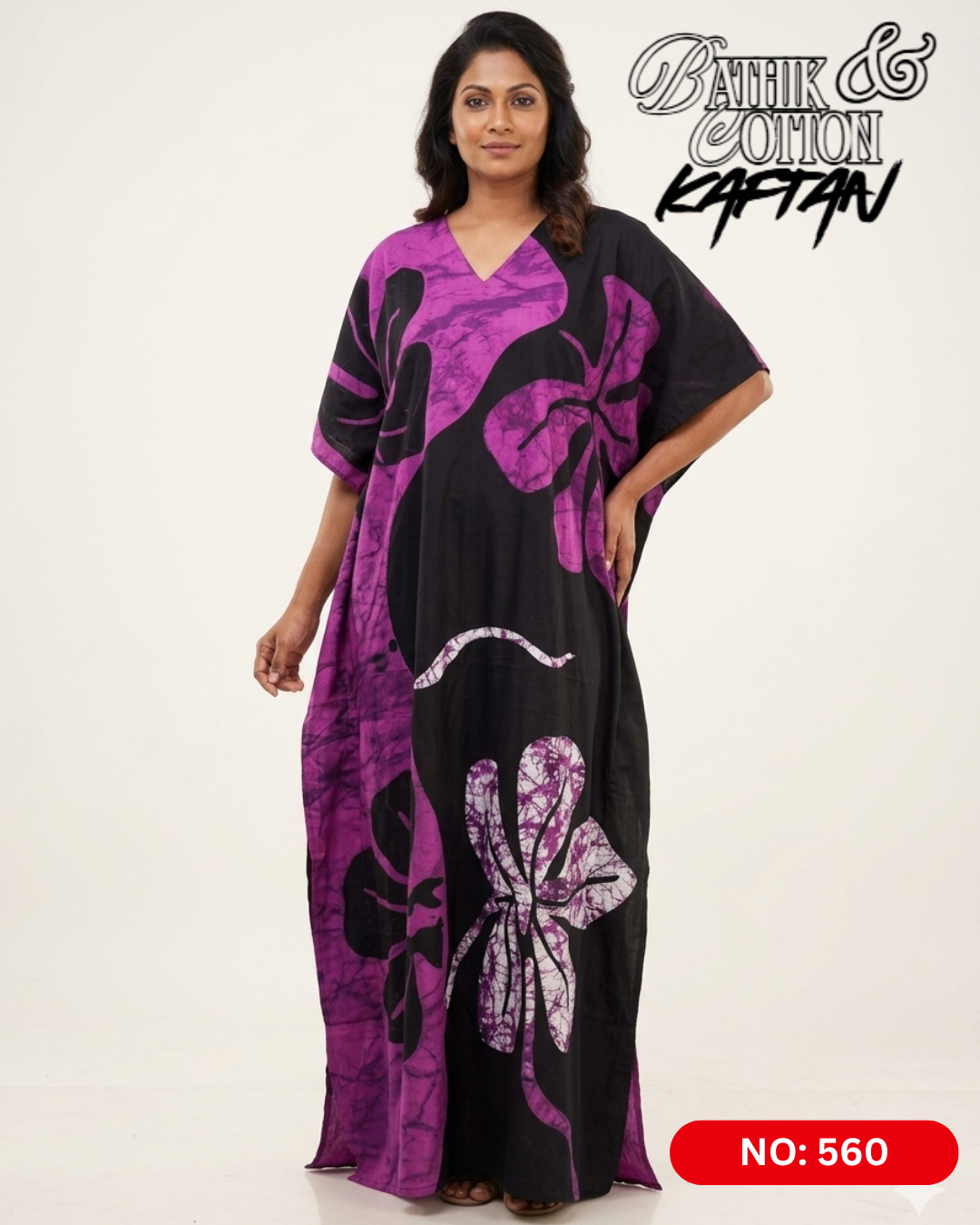 Bathik & Cotton Kaftan- 100% Cotton material | Free size comfort