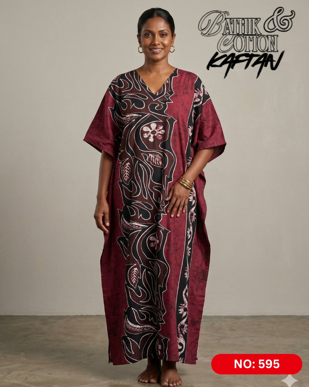 Bathik & Cotton Kaftan- 100% Cotton material | Free size comfort