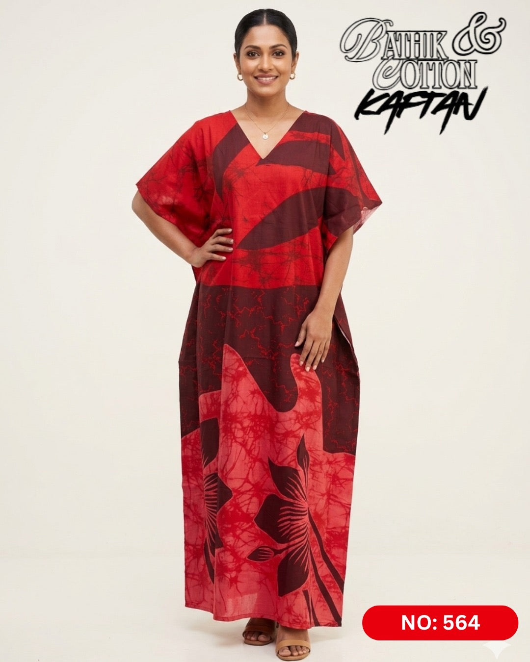 Bathik & Cotton Kaftan- 100% Cotton material | Free size comfort