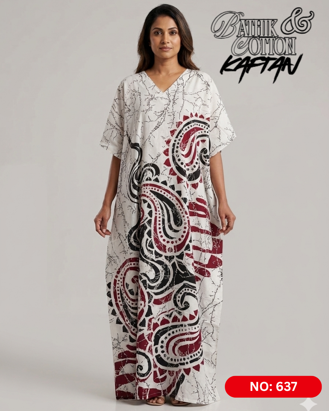 Bathik & Cotton Kaftan- 100% Cotton material | Free size comfort