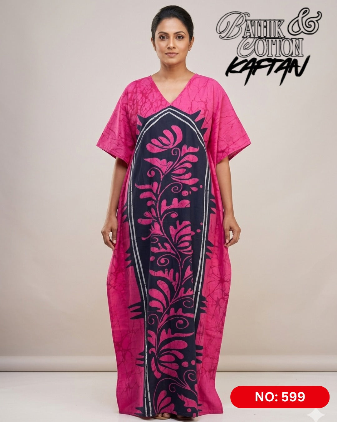 Bathik & Cotton Kaftan- 100% Cotton material | Free size comfort