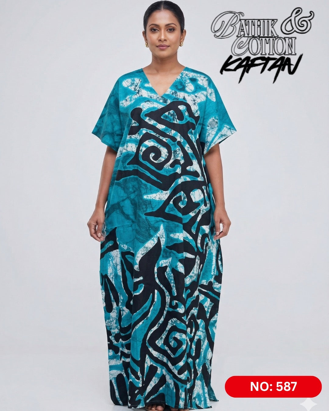 Bathik & Cotton Kaftan- 100% Cotton material | Free size comfort