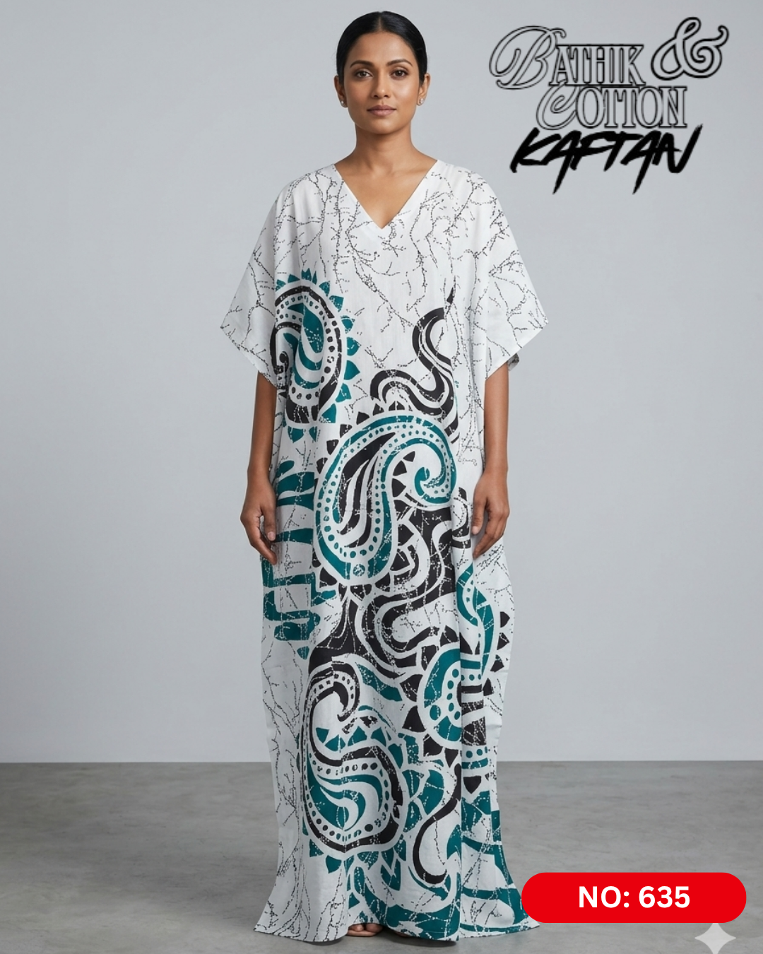 Bathik & Cotton Kaftan- 100% Cotton material | Free size comfort