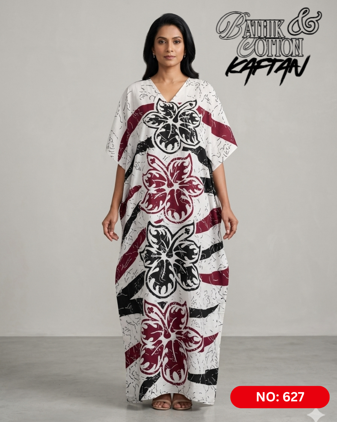Bathik & Cotton Kaftan- 100% Cotton material | Free size comfort