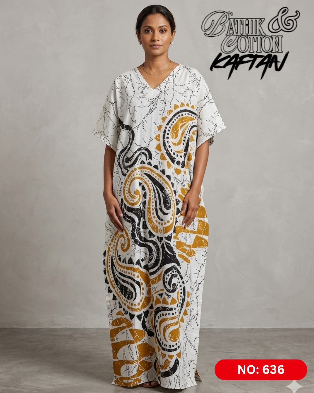 Bathik & Cotton Kaftan- 100% Cotton material | Free size comfort