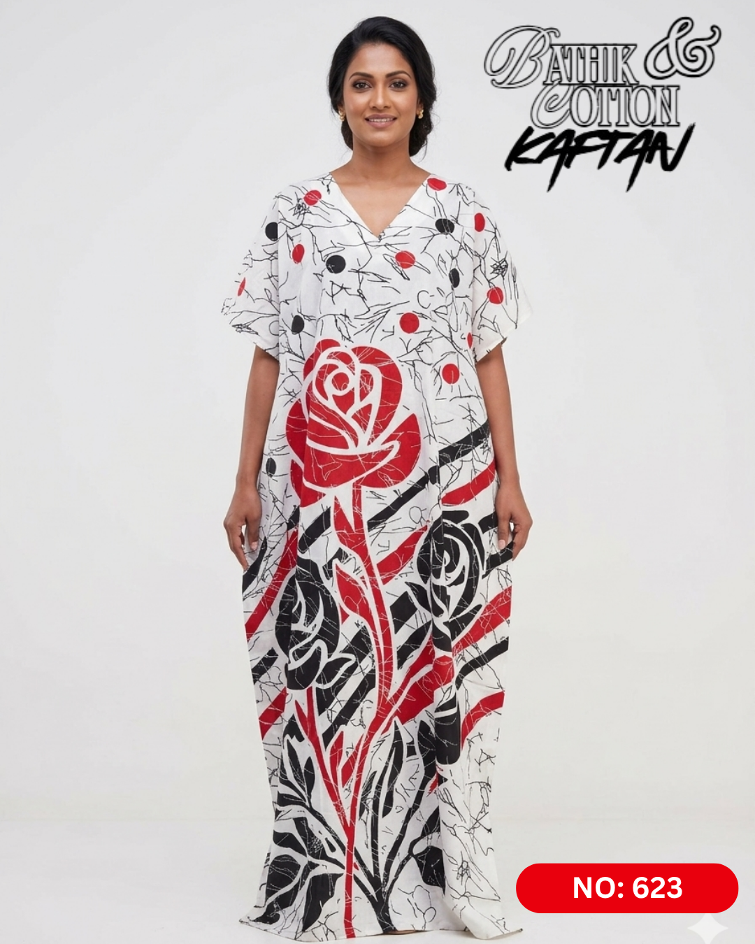 Bathik & Cotton Kaftan- 100% Cotton material | Free size comfort