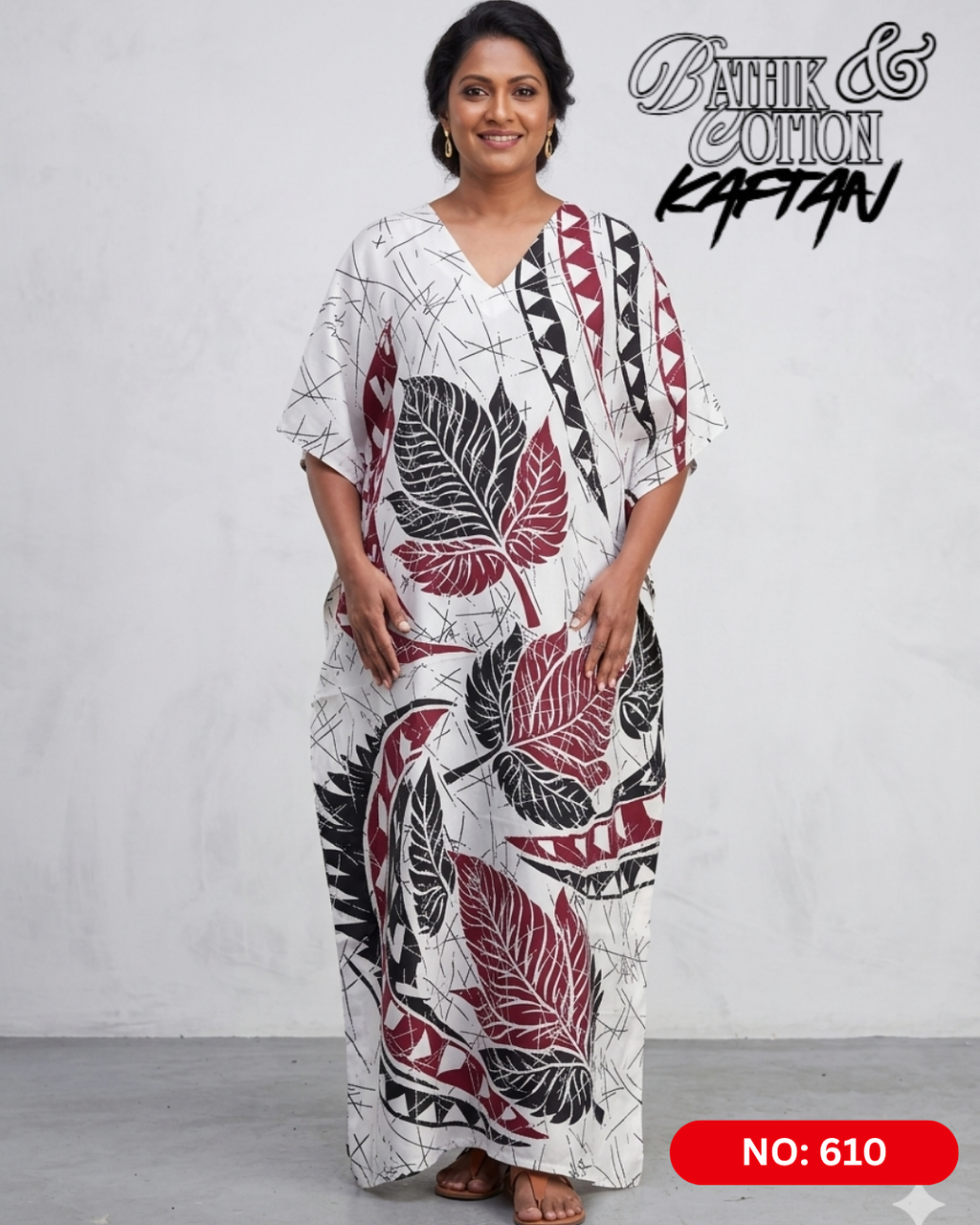 Bathik & Cotton Kaftan- 100% Cotton material | Free size comfort
