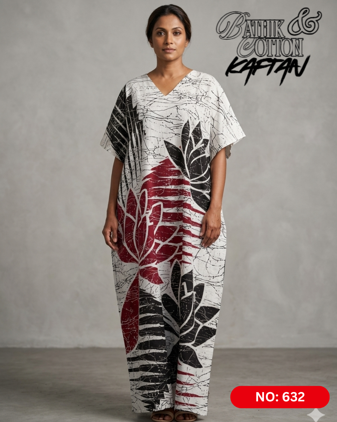 Bathik & Cotton Kaftan- 100% Cotton material | Free size comfort