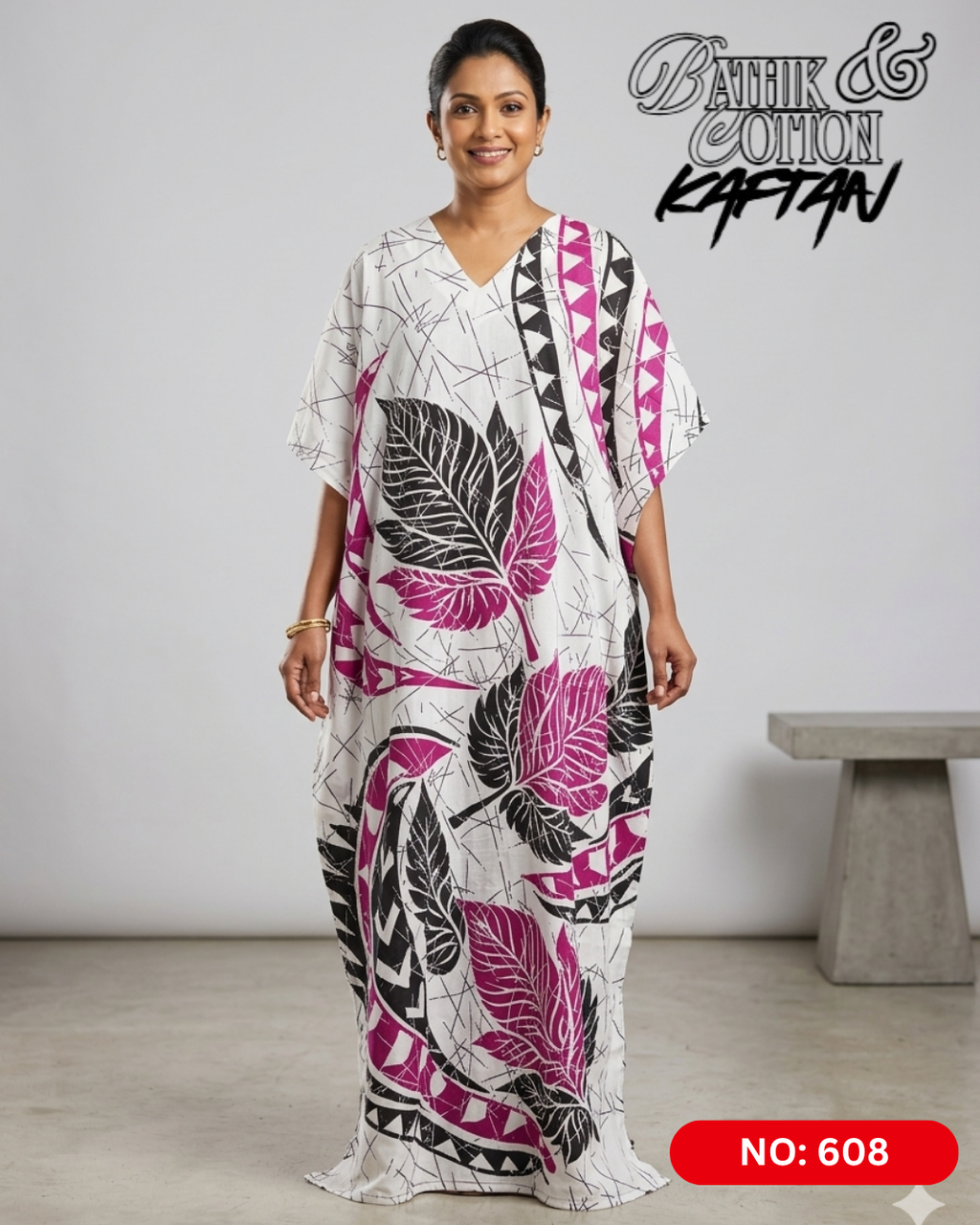 Bathik & Cotton Kaftan- 100% Cotton material | Free size comfort