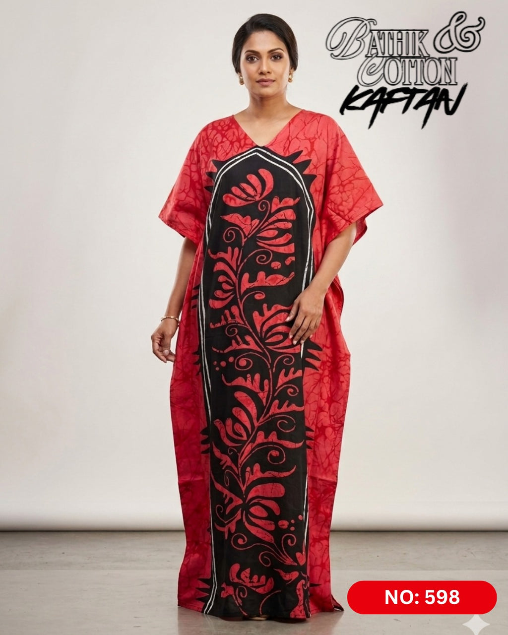 Bathik & Cotton Kaftan- 100% Cotton material | Free size comfort
