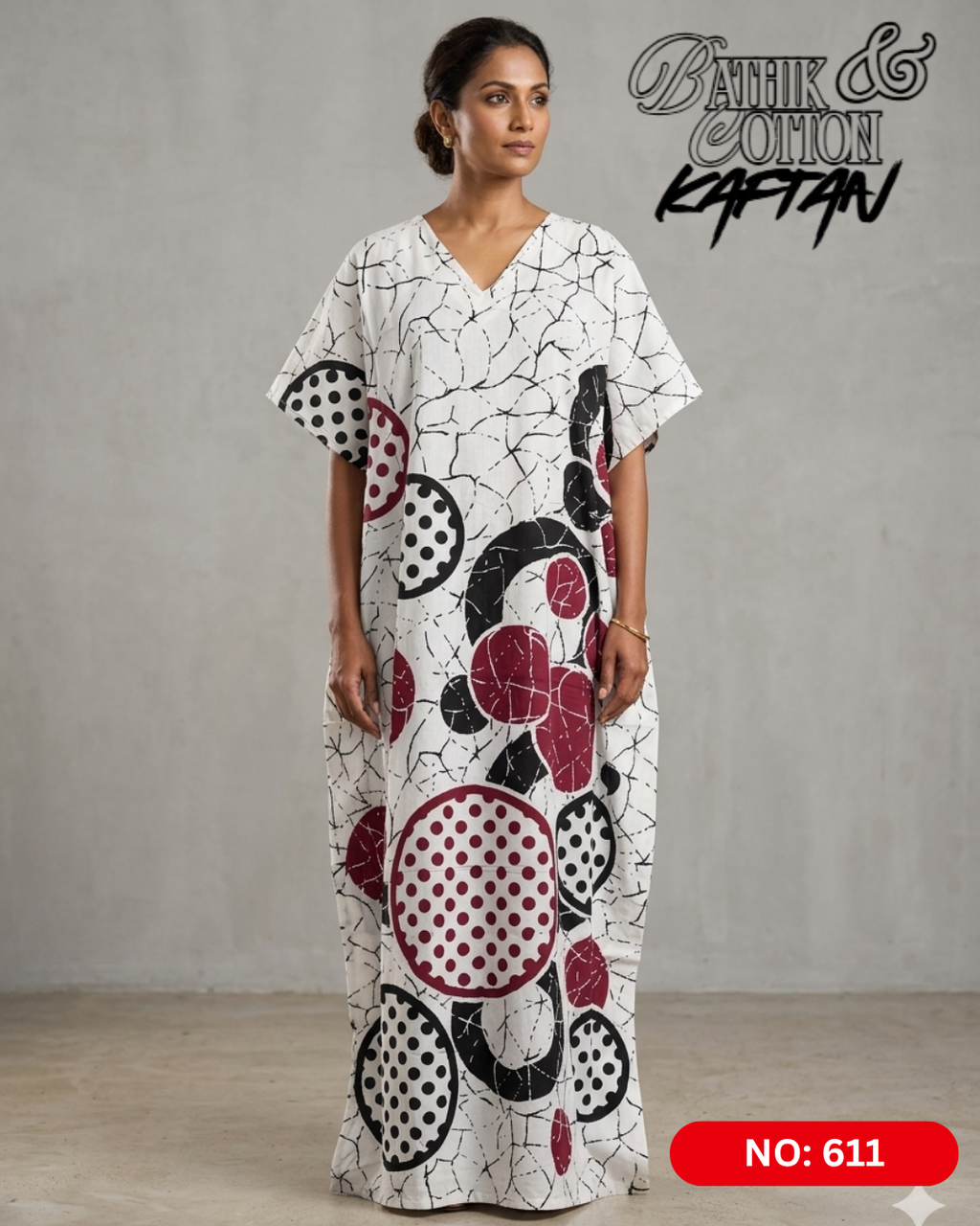 Bathik & Cotton Kaftan- 100% Cotton material | Free size comfort