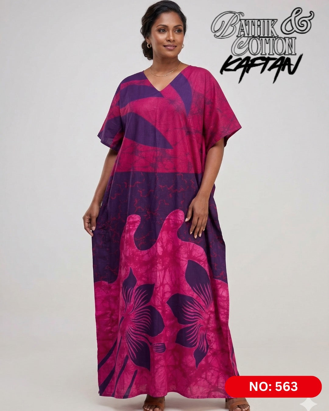 Bathik & Cotton Kaftan- 100% Cotton material | Free size comfort