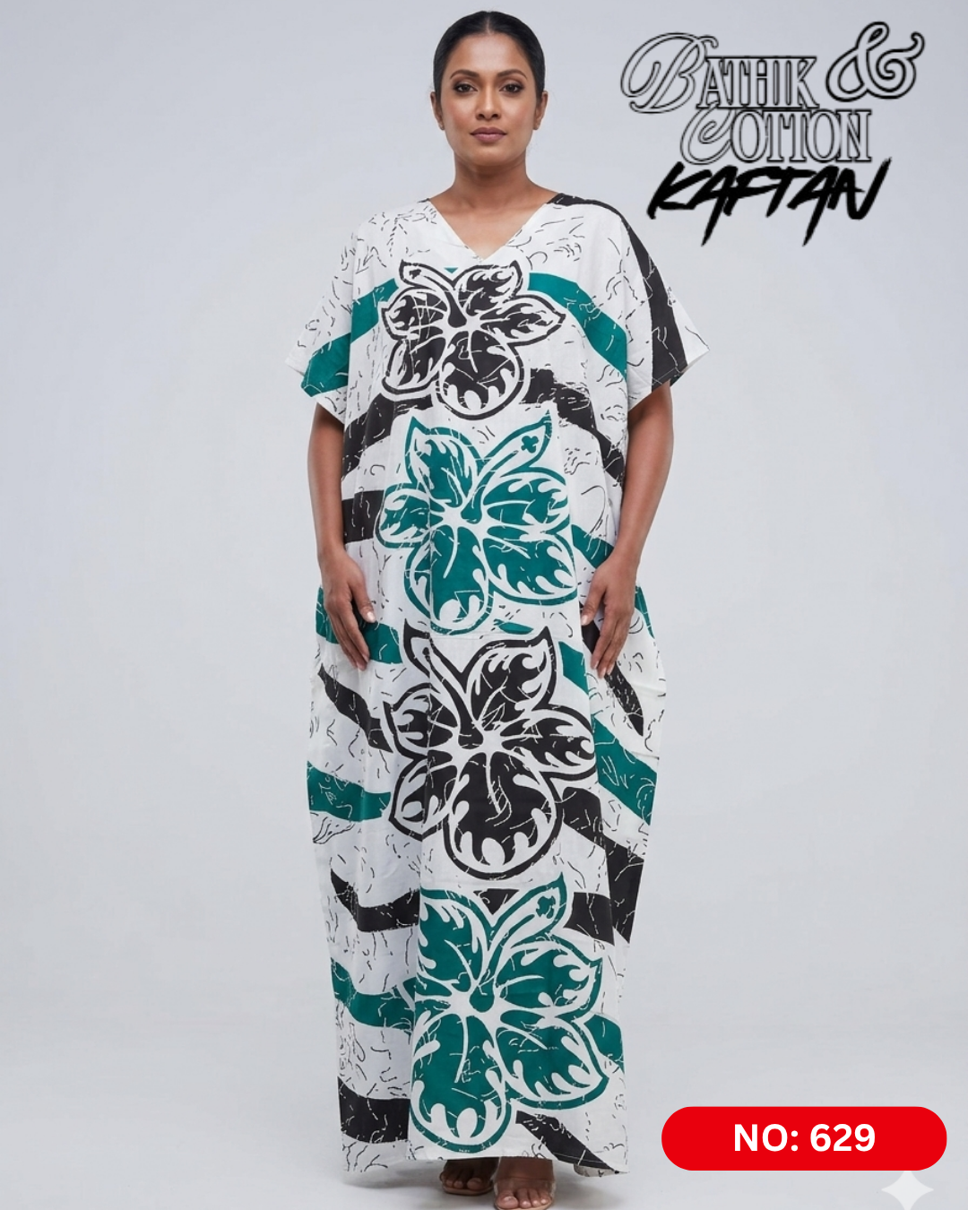Bathik & Cotton Kaftan- 100% Cotton material | Free size comfort