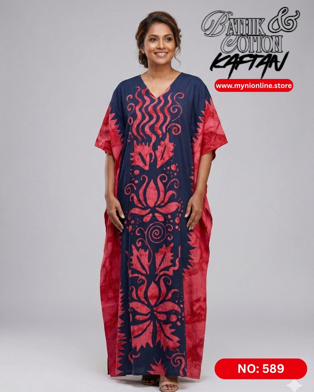 Bathik & Cotton Kaftan- 100% Cotton material | Free size comfort (Copy)