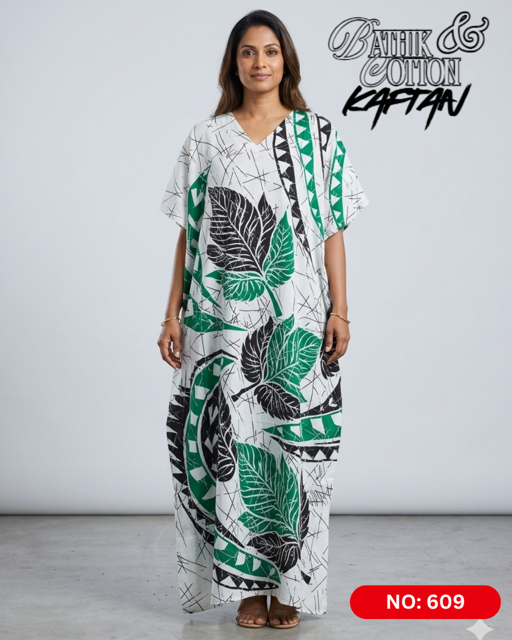 Bathik & Cotton Kaftan- 100% Cotton material | Free size comfort