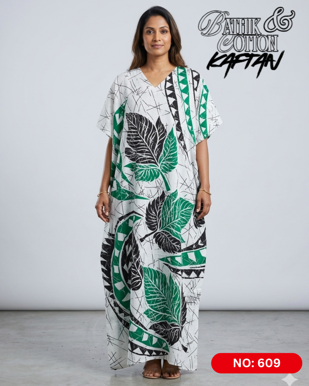 Bathik & Cotton Kaftan- 100% Cotton material | Free size comfort