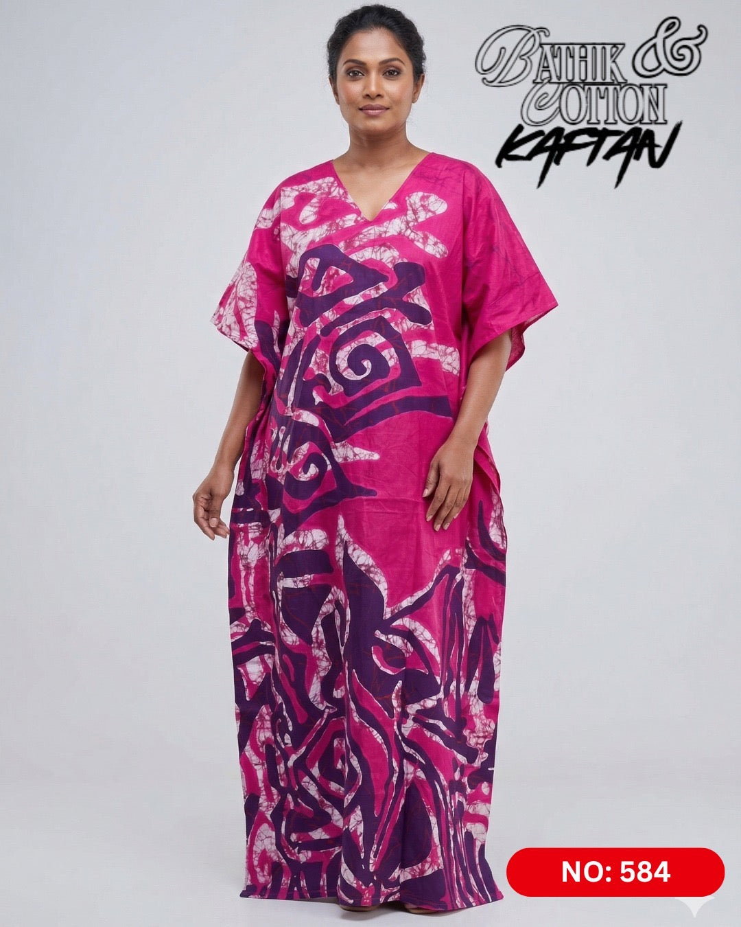 Bathik & Cotton Kaftan- 100% Cotton material | Free size comfort