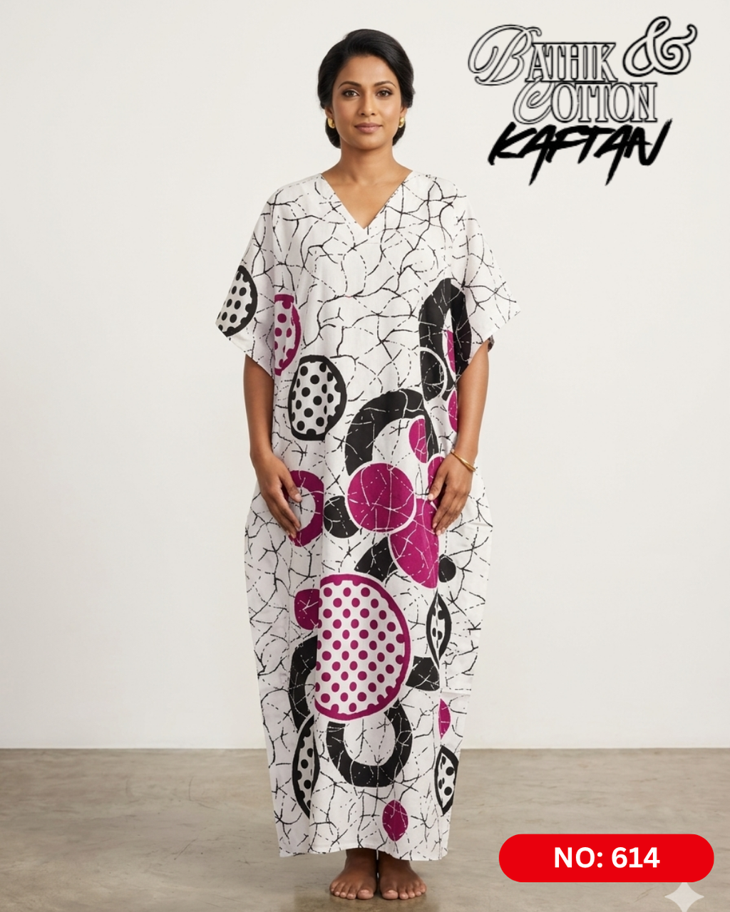 Bathik & Cotton Kaftan- 100% Cotton material | Free size comfort