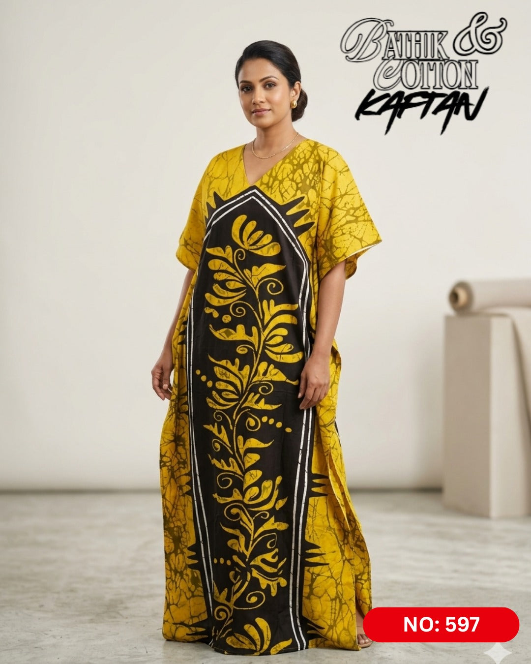 Bathik & Cotton Kaftan- 100% Cotton material | Free size comfort