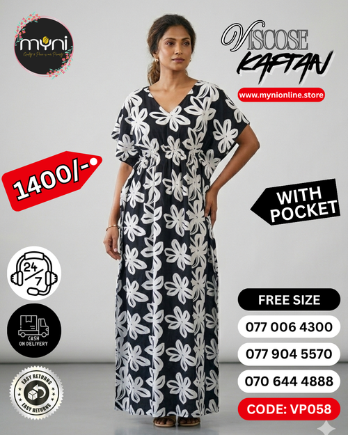 40s Viscose Kaftan - High quality material | Free size comfort