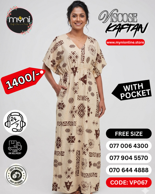 40s Viscose Kaftan - High quality material | Free size comfort