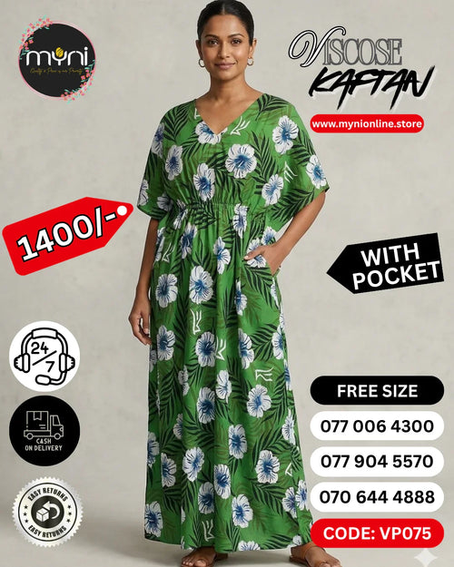 40s Viscose Kaftan - High quality material | Free size comfort | 2 color