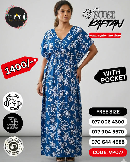 40s Viscose Kaftan - High quality material | Free size comfort | 2 Color