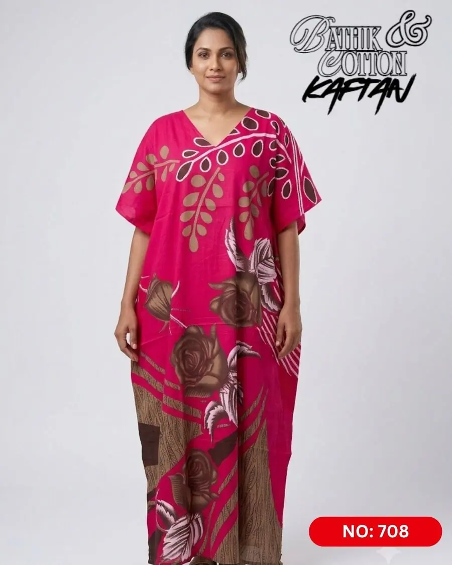 Bathik & Cottan kaftan (NO.708) - MYNi Fashion Sri Lanka