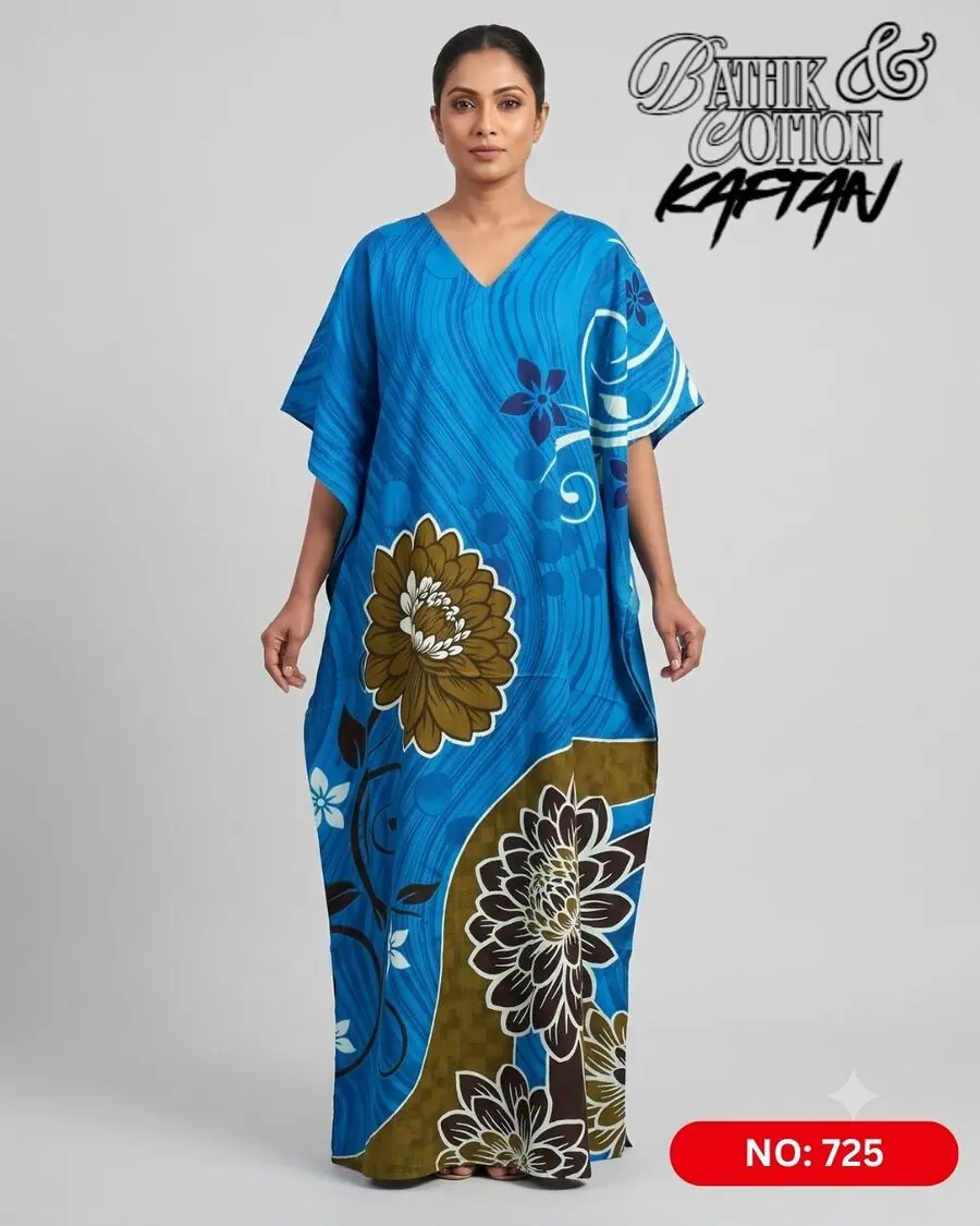Bathik & Cotton Kaftan (NO.725)