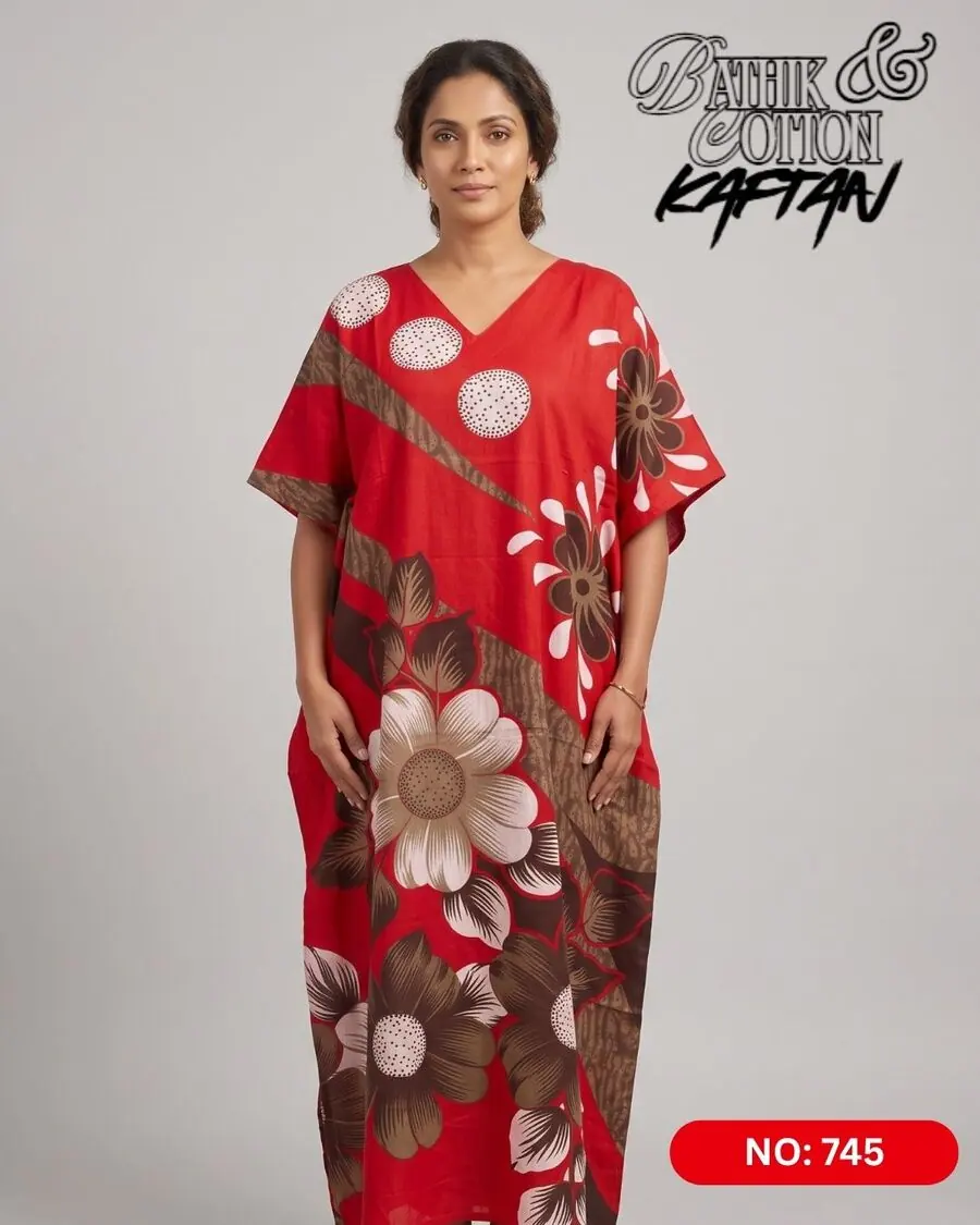 Bathik & Cotton Kaftan (NO.745)