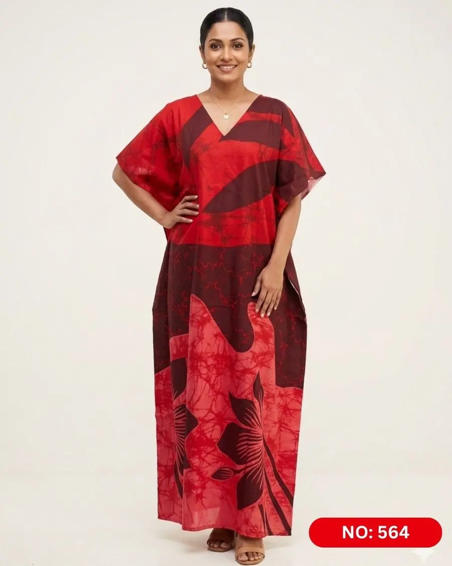 Bathik & Cotton Kaftan (NO.564)
