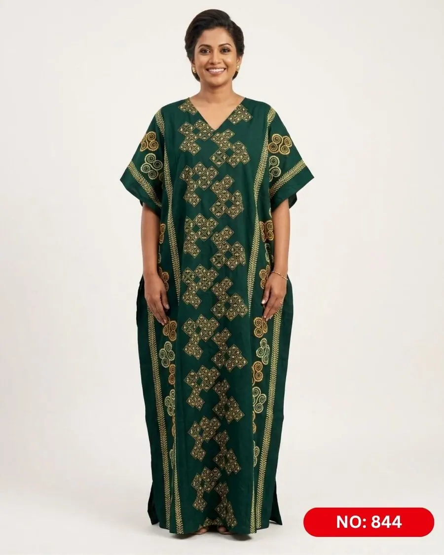 Bathik & Cotton Kaftan (NO.844)