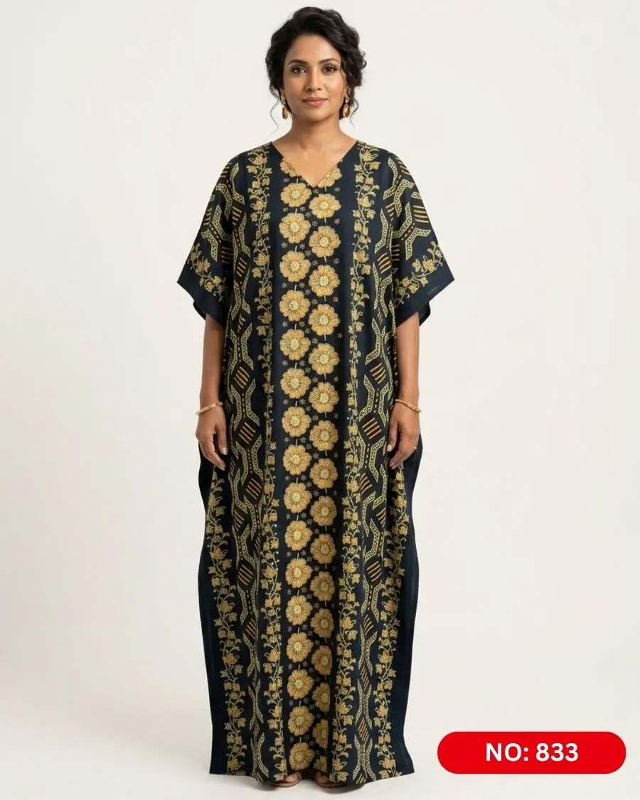 Bathik & Cotton Kaftan (NO.833)