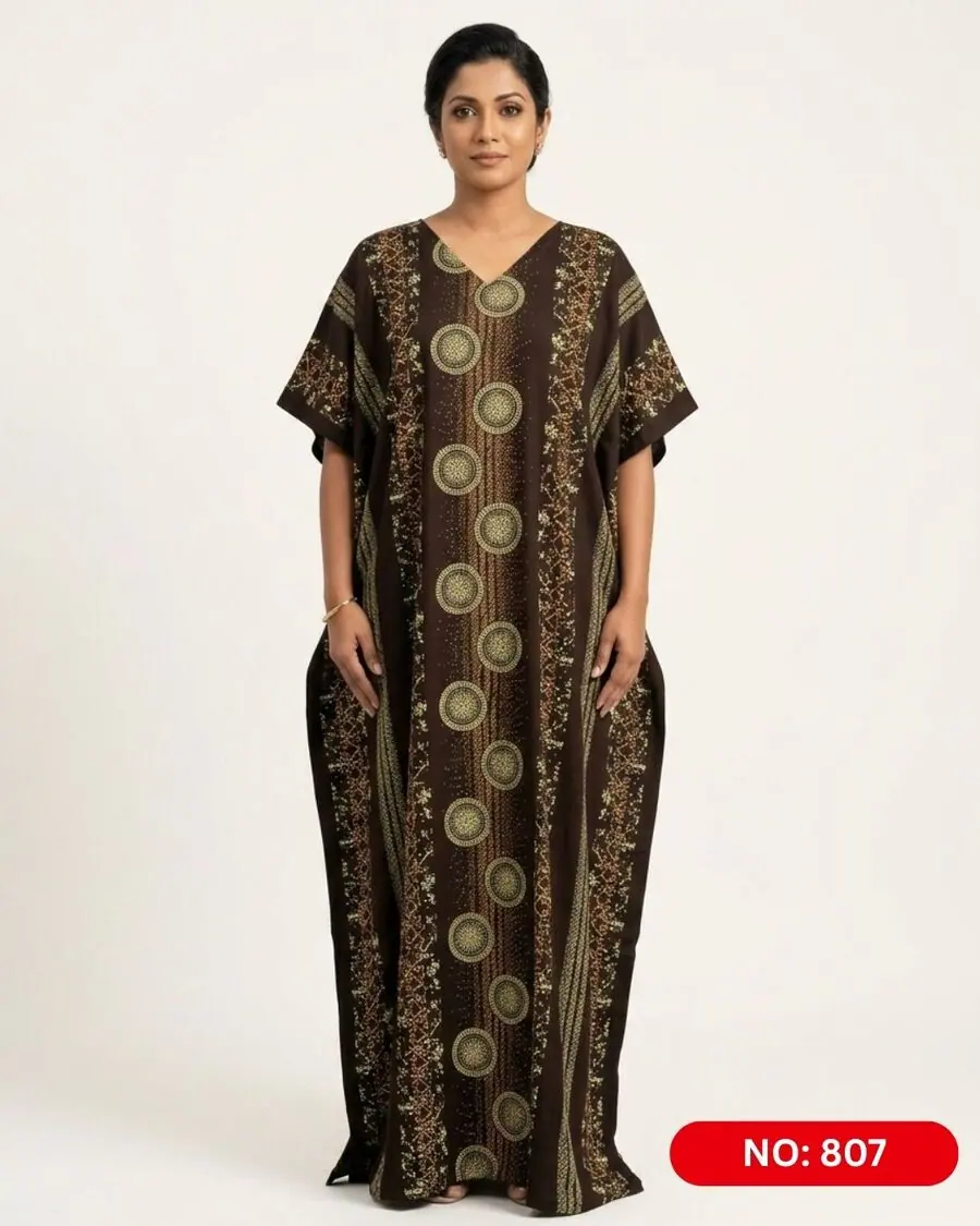 Bathik & Cotton Kaftan (NO.807)