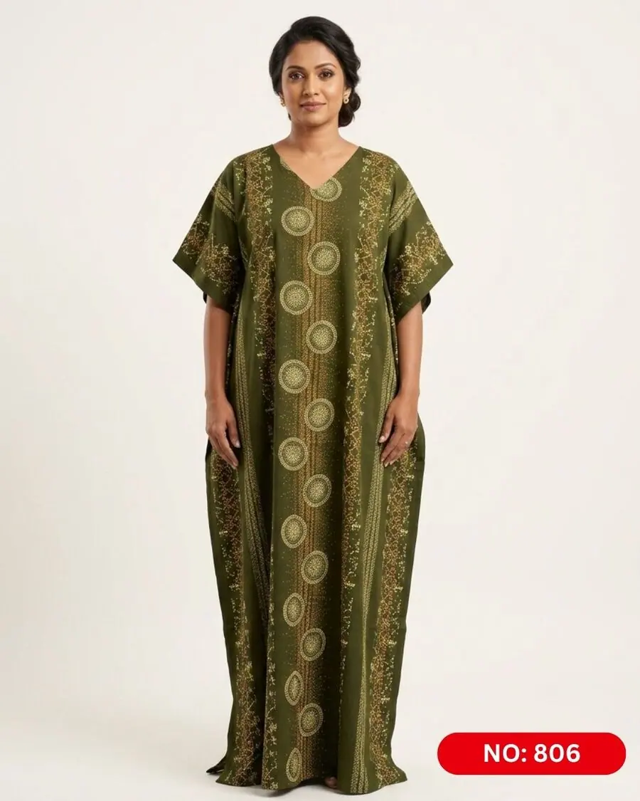 Bathik & Cotton Kaftan (NO.806)