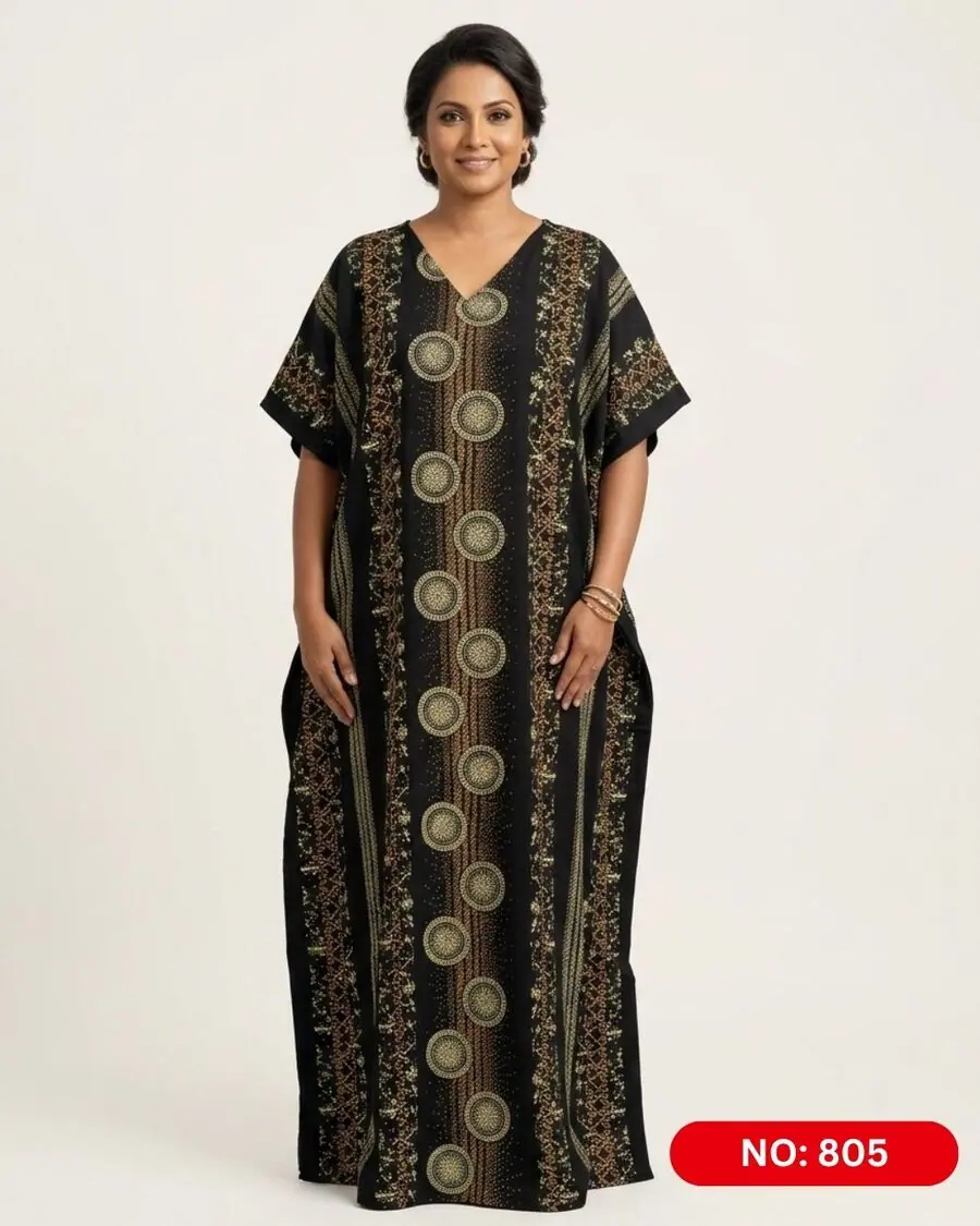Bathik & Cotton Kaftan (NO.805)