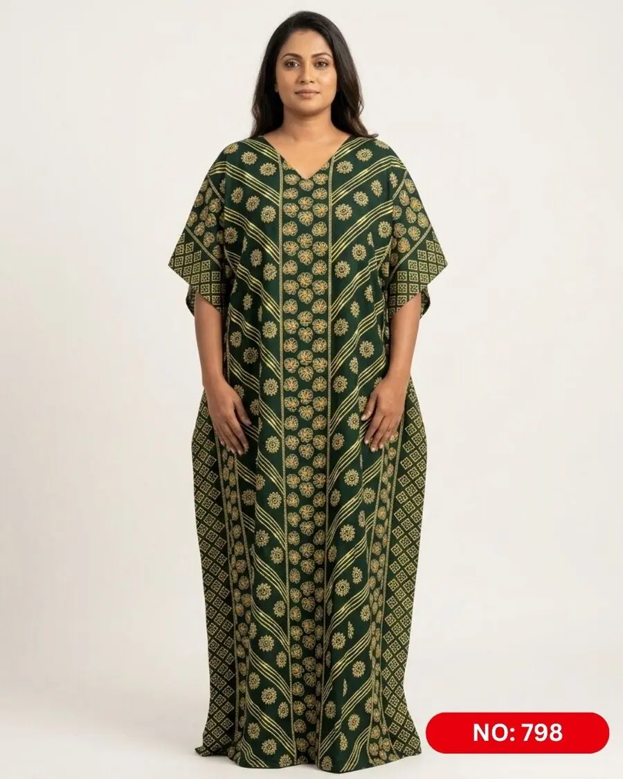 Bathik & Cotton Kaftan (NO.798)
