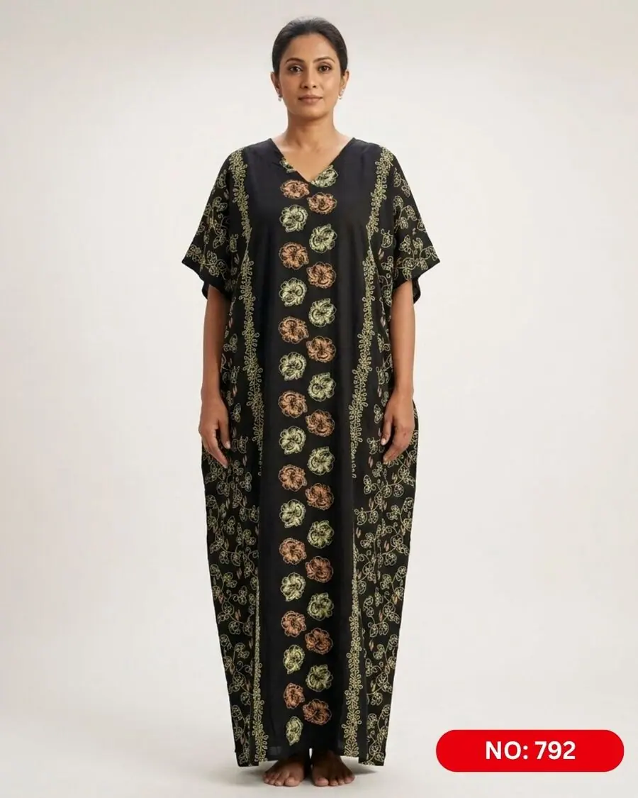 Bathik & Cotton Kaftan (NO.792)