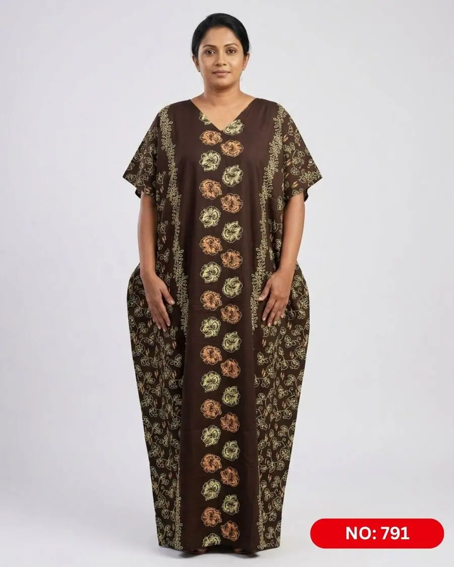 Bathik & Cotton Kaftan (NO.791)