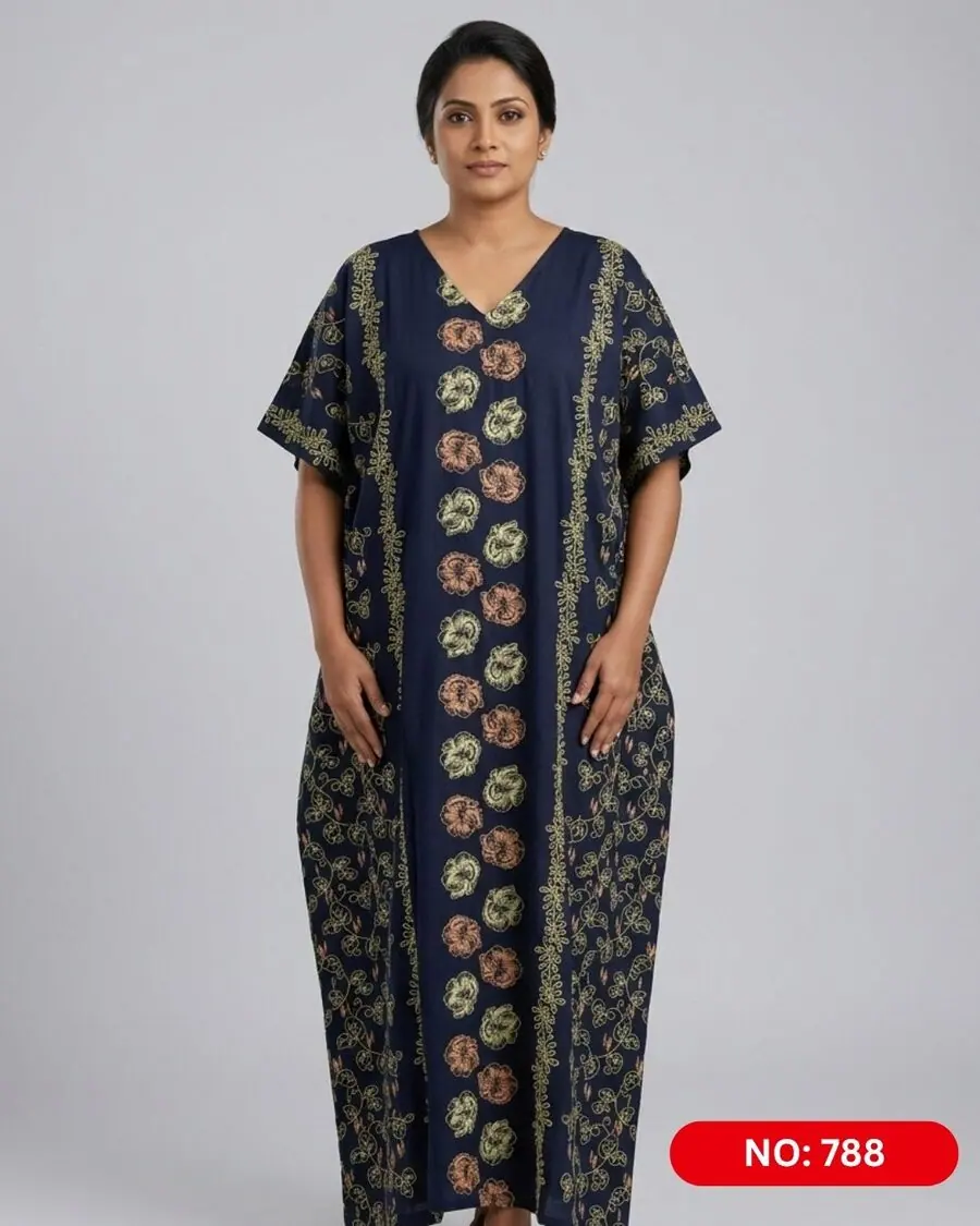 Bathik & Cotton Kaftan (NO.788)