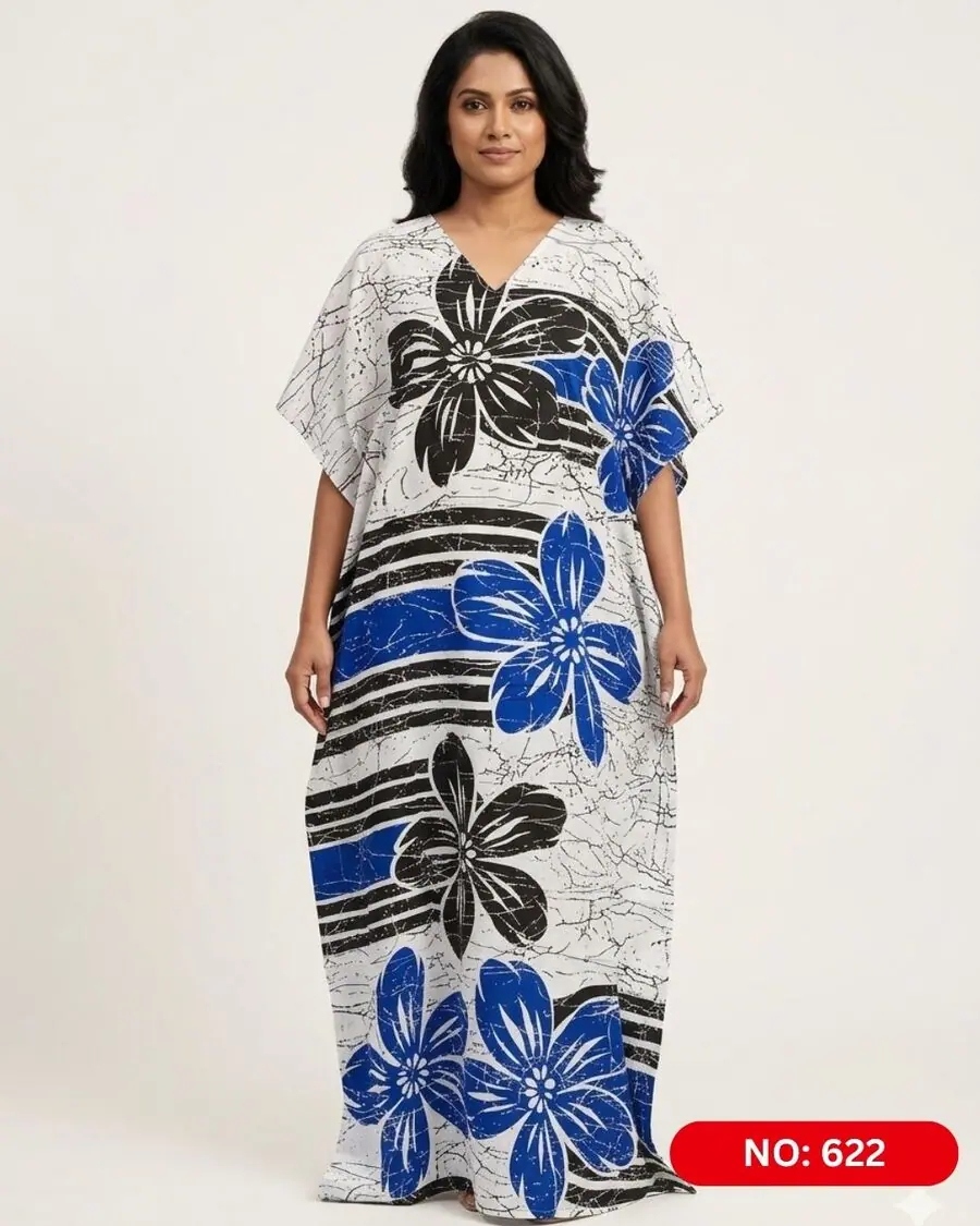 Bathik & Cotton Kaftan (NO.622)