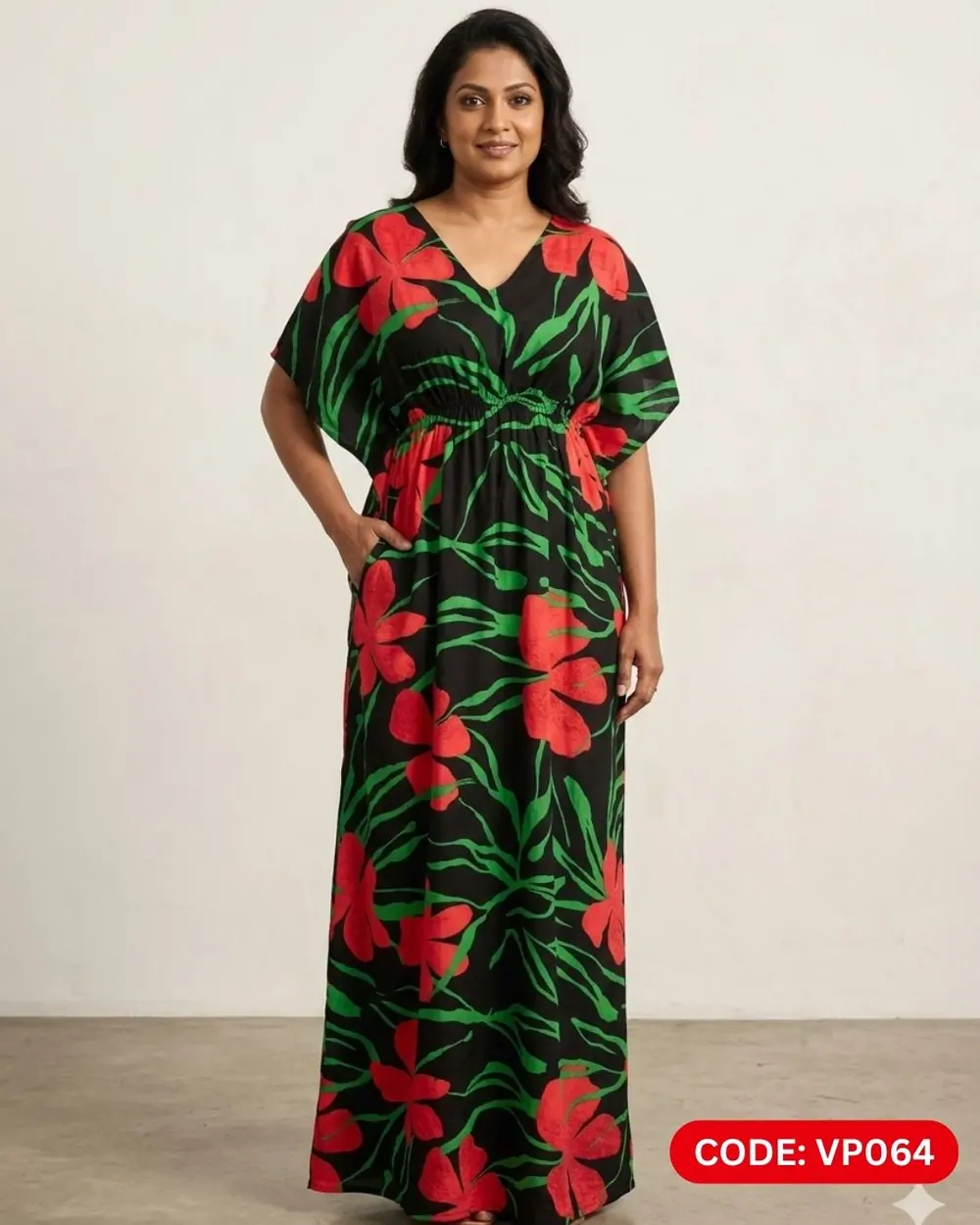 Viscose KaftaN  (VP064) - MYNi Fashion Sri Lanka