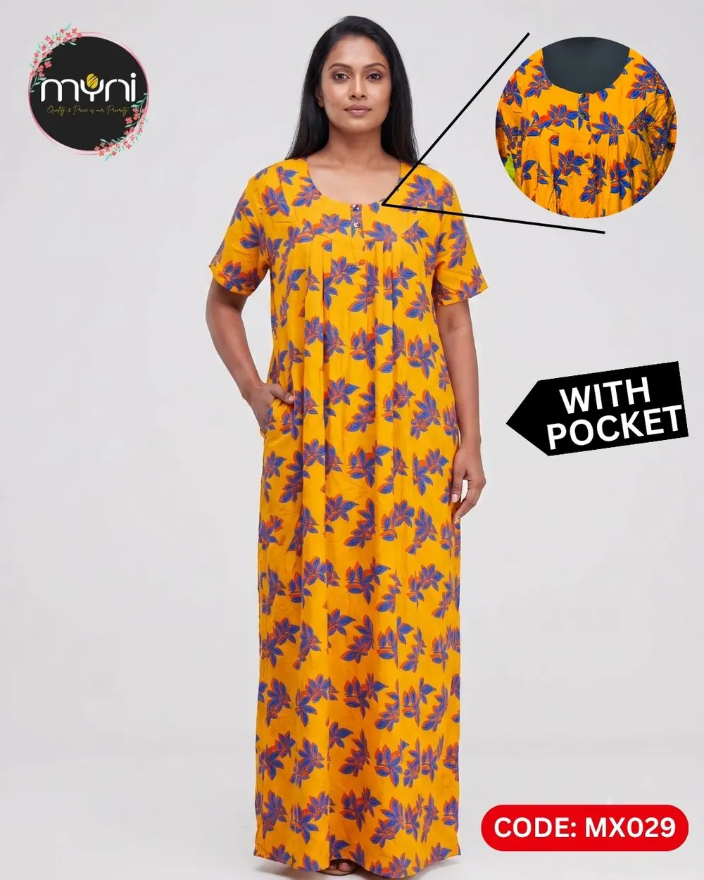 Viscose Frock & Maxi (MX029) - MYNi Fashion Sri Lanka
