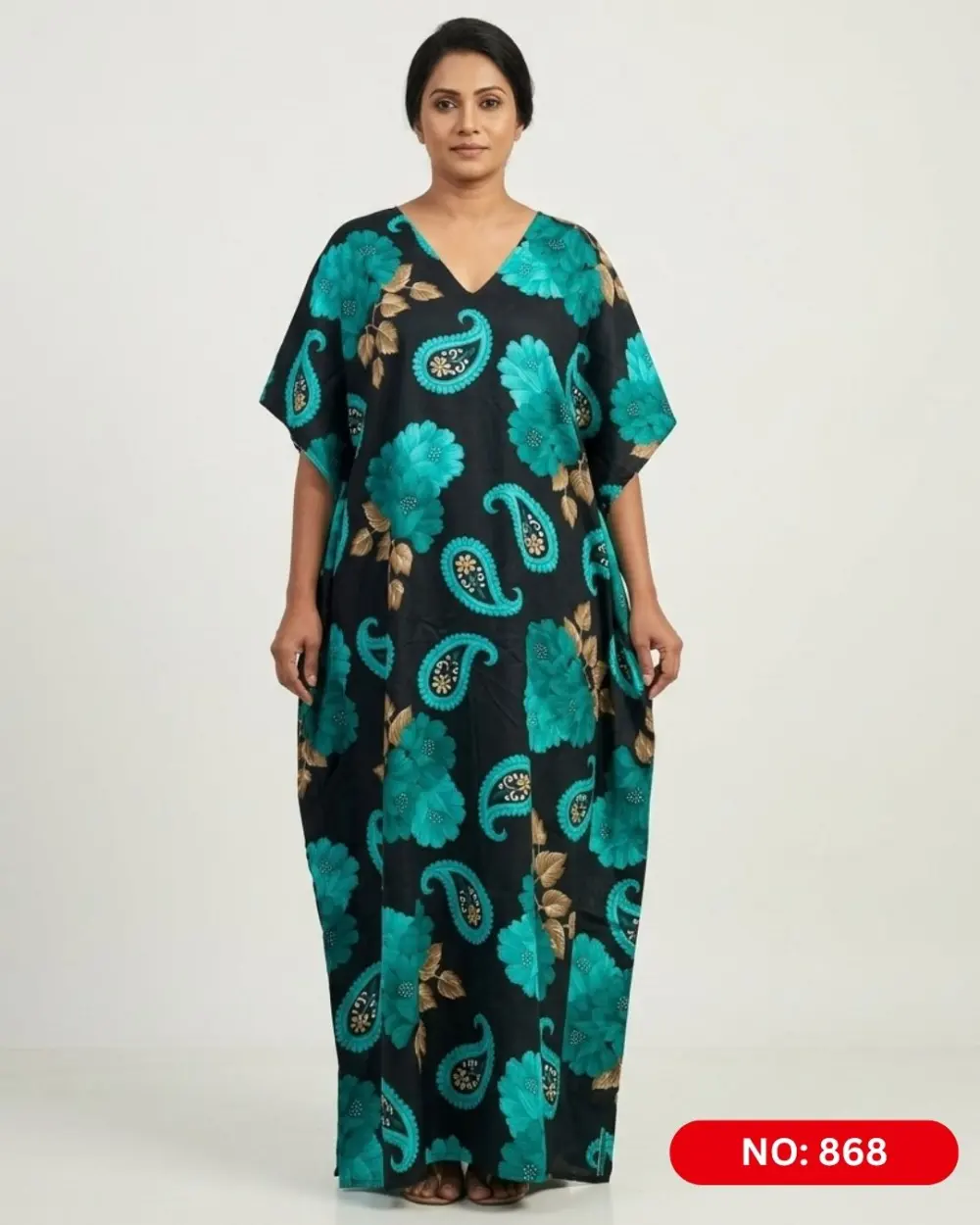Bathik & Cotton Kaftan (NO.868)